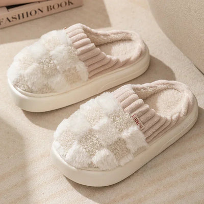 Stylish women's cotton slippers from Vogue Vibes Boutique, offering a plush and comfortable fit, perfect for everyday wear.